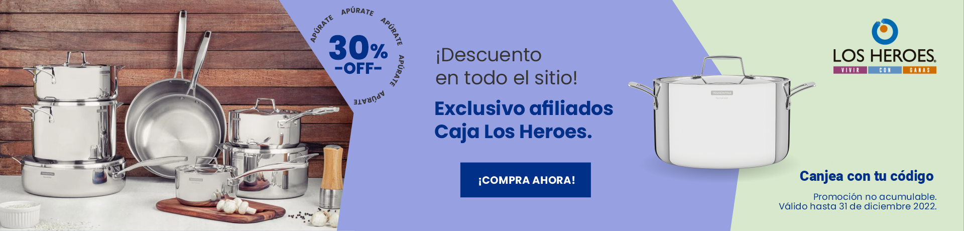 Caja los Héroes - 2022 - 30% OFF - Tramontina